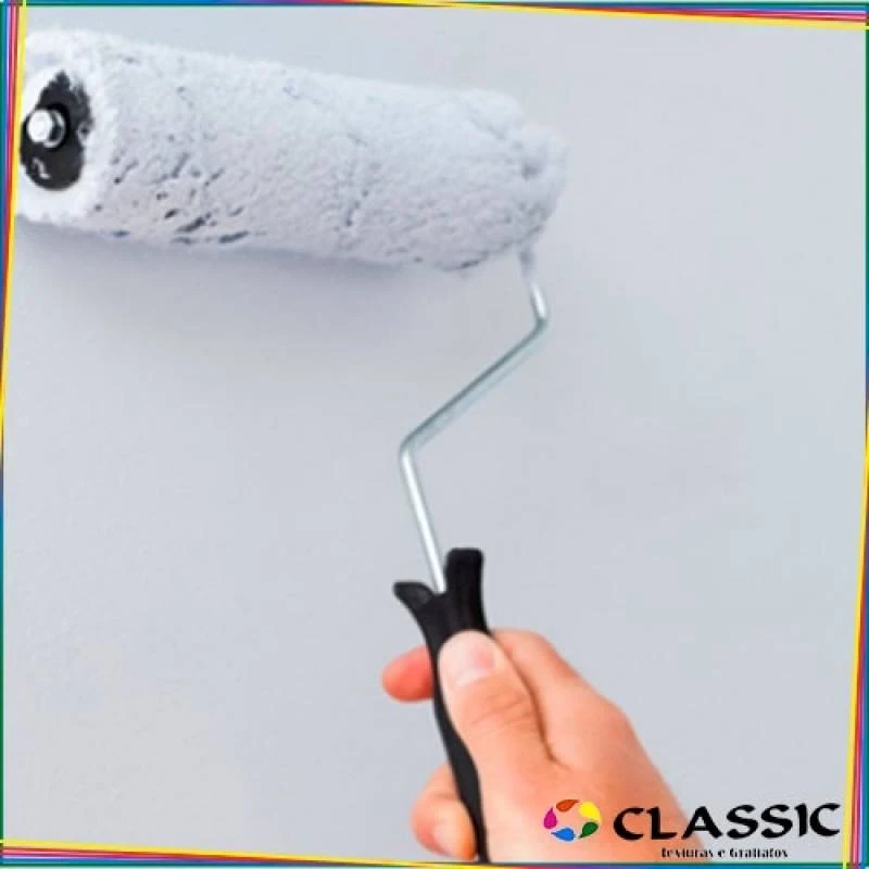 textura projetada com rolo